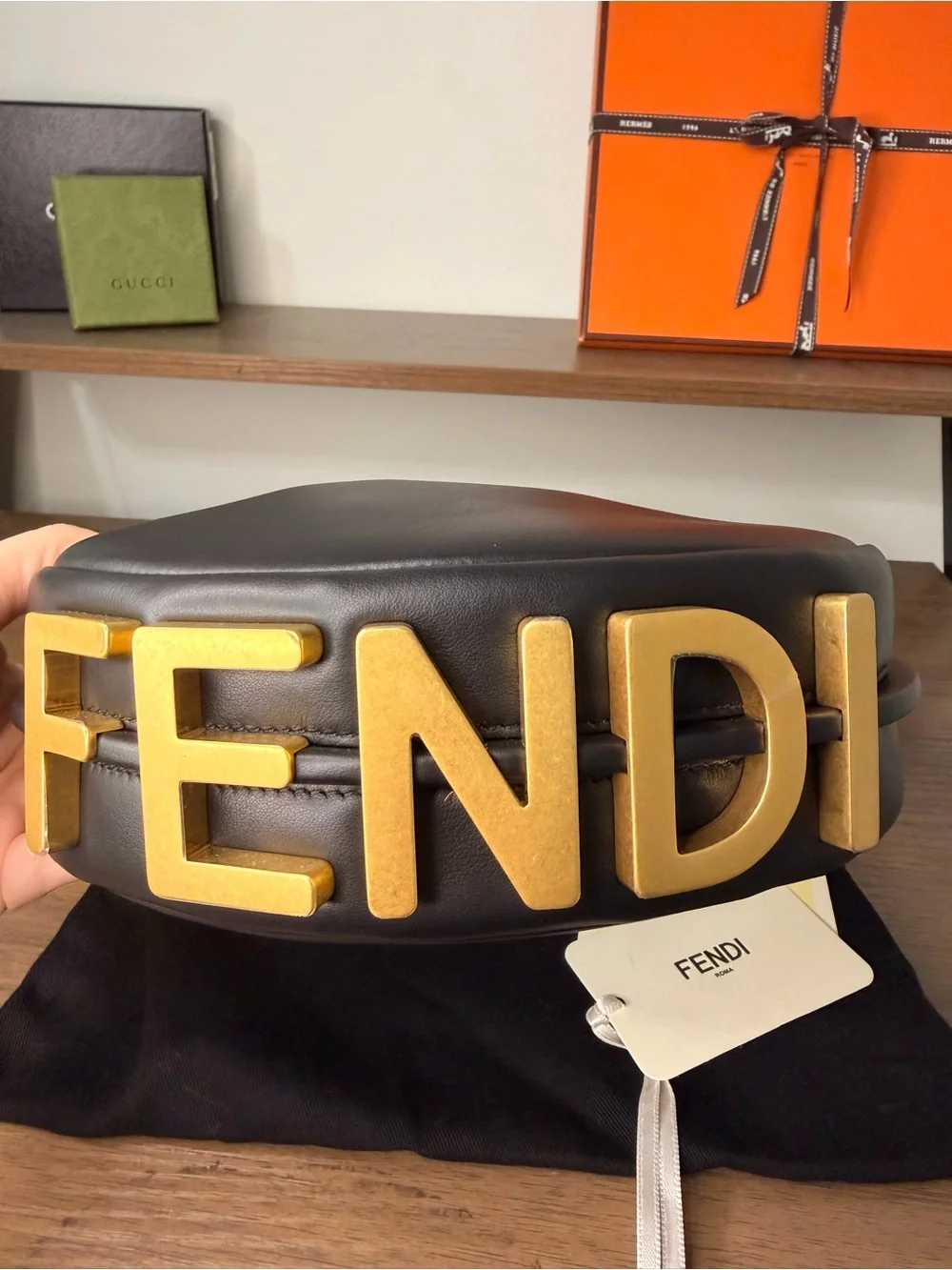 Authentic FENDI Fendigraphy Mini in Black - Brand New With Tags - Picture 4 of 15